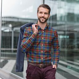 ScotsTee Shop Scottish MacBeth Clan Tartan Long Sleeve Shirt, Cotton Tartan Plaid Shirt