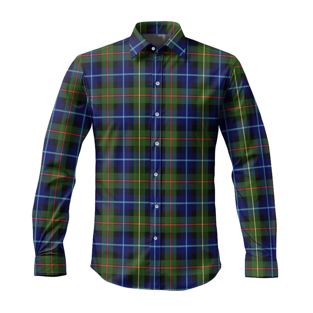 ScotsTee Shop Scottish Smith Modern Clan Tartan Long Sleeve Shirt, Cotton Tartan Plaid Shirt