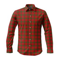 ScotsTee Shop Scottish MacDonald of Sleat Clan Tartan Long Sleeve Shirt, Cotton Tartan Plaid Shirt