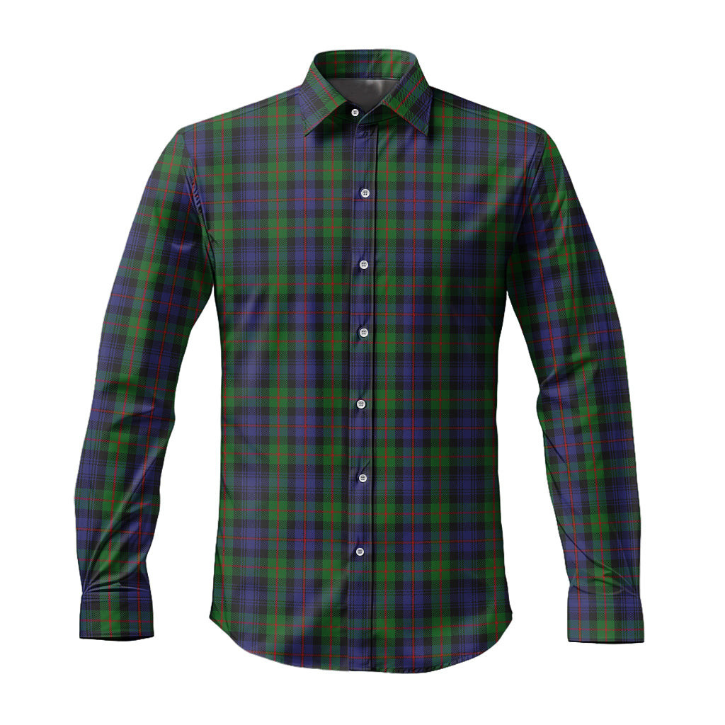 ScotsTee Shop Scottish Murray of Atholl Clan Tartan Long Sleeve Shirt, Cotton Tartan Plaid Shirt