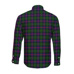 ScotsTee Shop Scottish Morrison Modern Clan Tartan Long Sleeve Shirt, Cotton Tartan Plaid Shirt