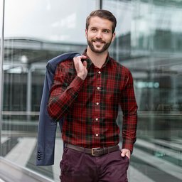 ScotsTee Shop Scottish MacQueen Clan Tartan Long Sleeve Shirt, Cotton Tartan Plaid Shirt
