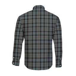 ScotsTee Shop Scottish Ogilvie (Ogilvy) Hunting Clan Tartan Long Sleeve Shirt, Cotton Tartan Plaid Shirt