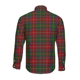 ScotsTee Shop Scottish Somerville Clan Tartan Long Sleeve Shirt, Cotton Tartan Plaid Shirt