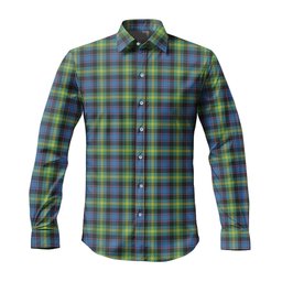 ScotsTee Shop Scottish Watson Ancient Clan Tartan Long Sleeve Shirt, Cotton Tartan Plaid Shirt
