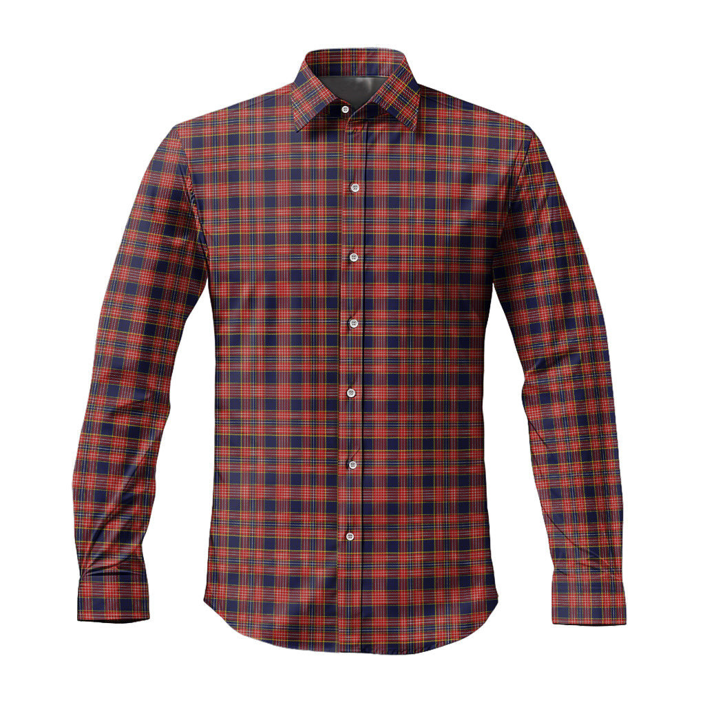 ScotsTee Shop Scottish Ogilvie (Ogilvy) Clan Tartan Long Sleeve Shirt, Cotton Tartan Plaid Shirt