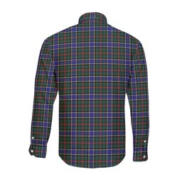 ScotsTee Shop Scottish Ogilvie (Ogilvy) Hunting Modern Clan Tartan Long Sleeve Shirt, Cotton Tartan Plaid Shirt
