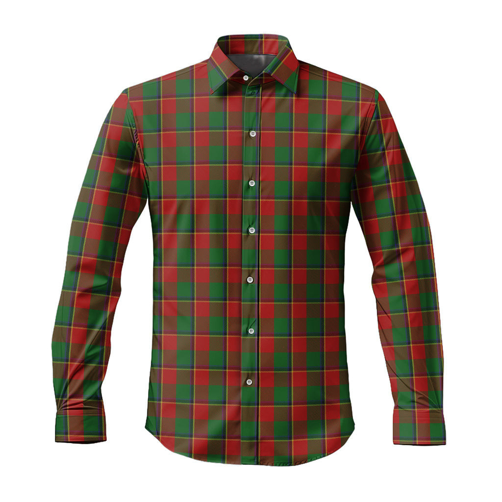 ScotsTee Shop Scottish Turnbull Dress Clan Tartan Long Sleeve Shirt, Cotton Tartan Plaid Shirt