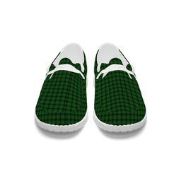 ScotsTee Shop Scottish Arthur Highland Society Tartan Plaid Canvas Loafer Shoes