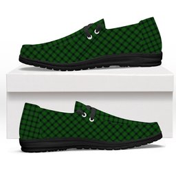ScotsTee Shop Scottish Arthur Highland Society Tartan Plaid Canvas Loafer Shoes