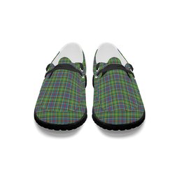 ScotsTee Shop Scottish Ayrshire District Tartan Plaid Canvas Loafer Shoes