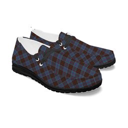 ScotsTee Shop Scottish Anderson STS Tartan Plaid Canvas Loafer Shoes