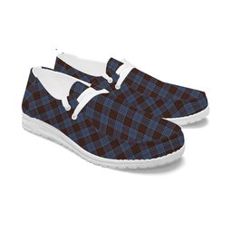 ScotsTee Shop Scottish Anderson STS Tartan Plaid Canvas Loafer Shoes