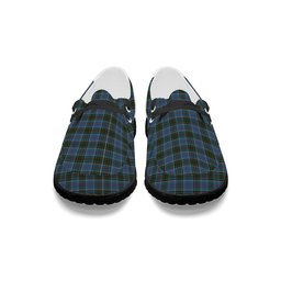 ScotsTee Shop Scottish Anderson Old Makinlay Tartan Plaid Canvas Loafer Shoes