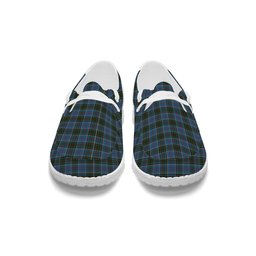 ScotsTee Shop Scottish Anderson Old Makinlay Tartan Plaid Canvas Loafer Shoes