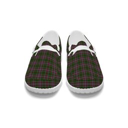 ScotsTee Shop Scottish Anderson of Kinneddar Hunting Tartan Plaid Canvas Loafer Shoes