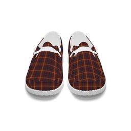 ScotsTee Shop Scottish Ainslie SC Tartan Plaid Canvas Loafer Shoes
