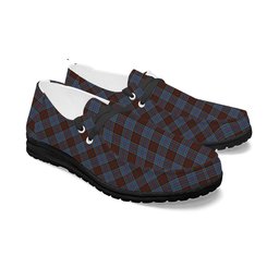 ScotsTee Shop Scottish Anderson Highland Society of London Tartan Plaid Canvas Loafer Shoes