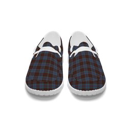 ScotsTee Shop Scottish Anderson Highland Society of London Tartan Plaid Canvas Loafer Shoes