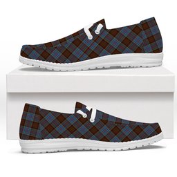 ScotsTee Shop Scottish Anderson MacGregor Hastie 3 Tartan Plaid Canvas Loafer Shoes