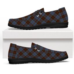 ScotsTee Shop Scottish Anderson MacGregor Hastie 3 Tartan Plaid Canvas Loafer Shoes
