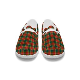 ScotsTee Shop Scottish Baxter of Balgavies Modern Tartan Plaid Canvas Loafer Shoes