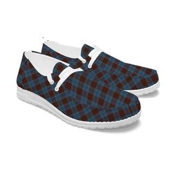 ScotsTee Shop Scottish Anderson Paton Tartan Plaid Canvas Loafer Shoes