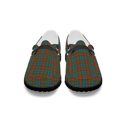 ScotsTee Shop Scottish Beattie (Beatty) Ancient Tartan Plaid Canvas Loafer Shoes