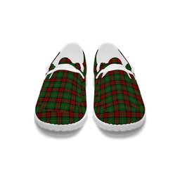ScotsTee Shop Scottish Blackstock Hunting Tartan Plaid Canvas Loafer Shoes