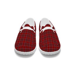 ScotsTee Shop Scottish Brodie W & A Smith Tartan Plaid Canvas Loafer Shoes