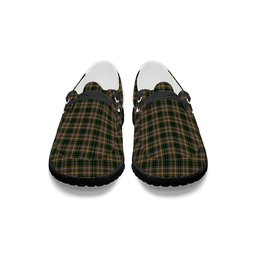 ScotsTee Shop Scottish Buchanan Hunting SC Tartan Plaid Canvas Loafer Shoes