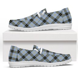 ScotsTee Shop Scottish Baxter of Balgavies Ancient Tartan Plaid Canvas Loafer Shoes
