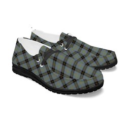 ScotsTee Shop Scottish Bell of the Borders Tartan Plaid Canvas Loafer Shoes