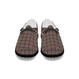 ScotsTee Shop Scottish Bruce of Kinnaird Modern Tartan Plaid Canvas Loafer Shoes