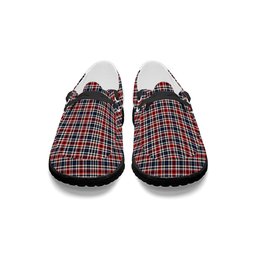 ScotsTee Shop Scottish Bell Border (Bell Southern Bell) Modern Tartan Plaid Canvas Loafer Shoes