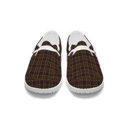 ScotsTee Shop Scottish Bowie Dalgety Tartan Plaid Canvas Loafer Shoes