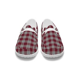 ScotsTee Shop Scottish Buchanan 1842 Tartan Plaid Canvas Loafer Shoes