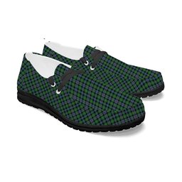 ScotsTee Shop Scottish Baillie of Lamington Modern Clan Tartan Plaid Canvas Loafer Shoes