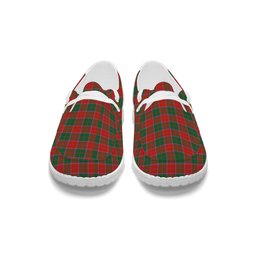 ScotsTee Shop Scottish Bruce New Ancient Tartan Plaid Canvas Loafer Shoes