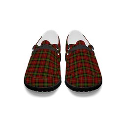 ScotsTee Shop Scottish Blackstock Red Dress Tartan Plaid Canvas Loafer Shoes