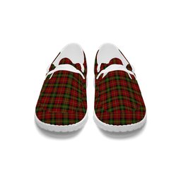 ScotsTee Shop Scottish Blackstock Red Dress Tartan Plaid Canvas Loafer Shoes