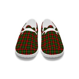 ScotsTee Shop Scottish Blackstock Tartan Plaid Canvas Loafer Shoes