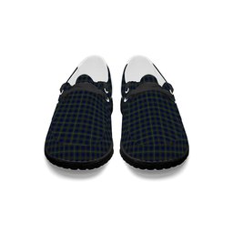 ScotsTee Shop Scottish Bruce of Crionaich Tartan Plaid Canvas Loafer Shoes