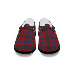 ScotsTee Shop Scottish Black Watch Pipe Band Modern Tartan Plaid Canvas Loafer Shoes