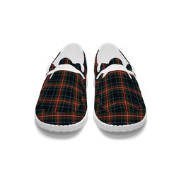 ScotsTee Shop Scottish Braveheart Tartan Plaid Canvas Loafer Shoes