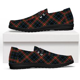 ScotsTee Shop Scottish Braveheart Tartan Plaid Canvas Loafer Shoes