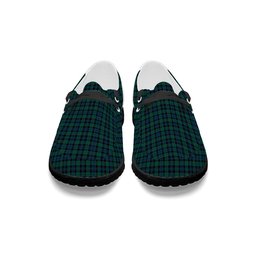 ScotsTee Shop Scottish Black Watch #3 Modern Tartan Plaid Canvas Loafer Shoes