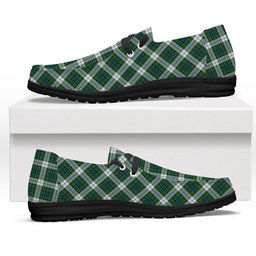 ScotsTee Shop Scottish Black Watch Dress Ancient Tartan Plaid Canvas Loafer Shoes