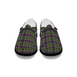 ScotsTee Shop Scottish Bowie Modern Tartan Plaid Canvas Loafer Shoes