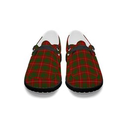ScotsTee Shop Scottish Bruce Vestiarium Tartan Plaid Canvas Loafer Shoes